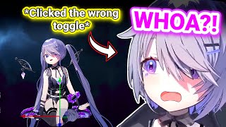 *Biboo clicked the wrong toggle* 𝗛𝗲𝗿 𝟯𝗗 𝗺𝗼𝗱𝗲𝗹:                              |hololive|