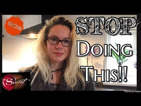 Manifest what you want quickly, STOP doing this!