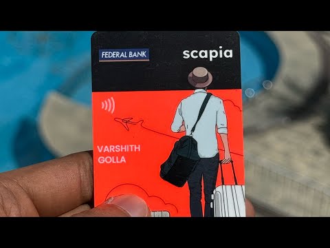 Scapia Credit card unboxing in Telugu. | Federal Bank Credit card | Life time free card