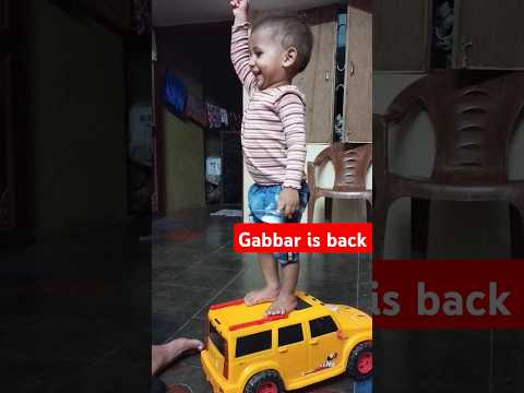 Gabbar is back #trending #cute Hussainali