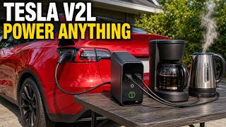 How to use Tesla's High Voltage Battery To Power Anything (Wetox V2L Adapter)