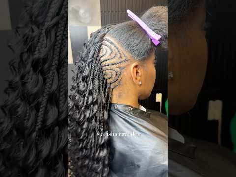 Watch me do TheeVIRAL BOHO Braided Mohawk 😍❤️🤯 #braids #hairtransformation #hairstyle #voiceover