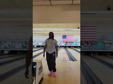 Day 145  Of One Strike A Day Ball Used:Zen 25#2handedbowling #bowling #bowlervibes