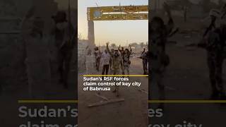 Sudan’s paramilitary RSF claims control of key city of Babnusa | AJ #shorts