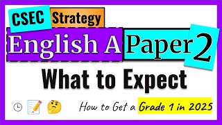 2026 Master CSEC English A Paper 2 in 20 Minutes!