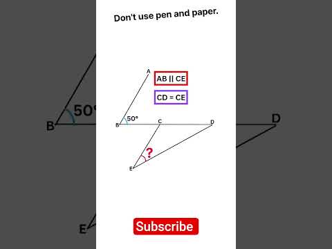 New geometry maths problem | #maths #olympiad