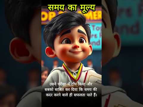 "समय" - motivational story, Cartoon Moral Story, #shorts #short #ytshorts #time #motivation