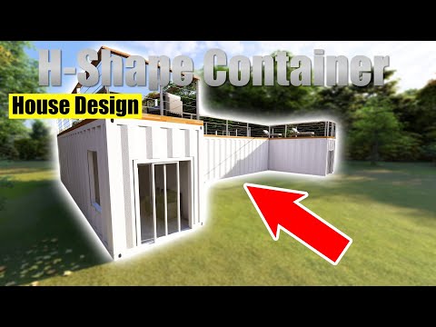 DIY Shipping Container Home | 960sqft Modern Co-Living Design -  Plans