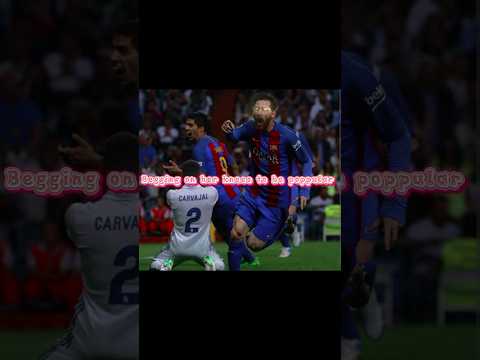 Begging on her knees to be poppular #messi #poppular #shortsfeed#trendingshorts