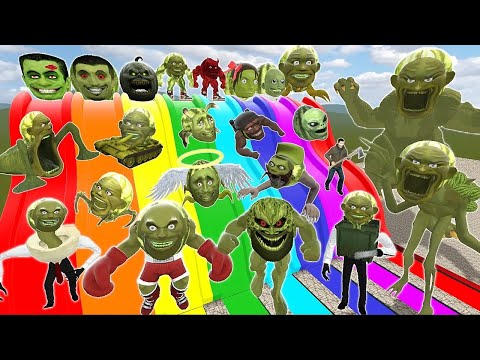 SLIDE RAINBOW NEW LIN GANG MELON ARMY TITAN SNAKE CARRIER BOXER NUEROMELON SPARTAN KICKING in GMod !
