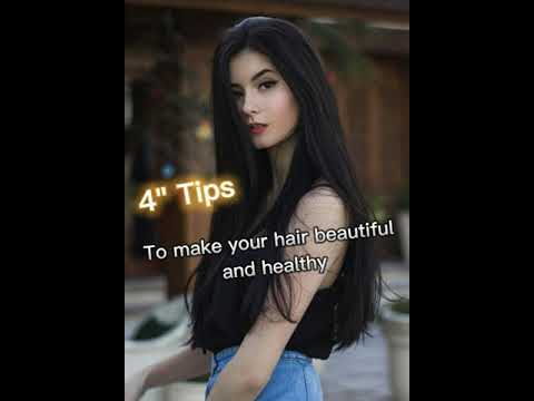 4 Tips For Beautiful Hair#youtubshorts #beautiful #healthy#hair