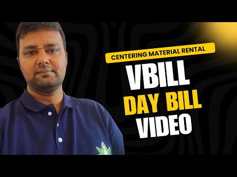 #3 Centering Material Rental Outward (Day Bill) - Basic