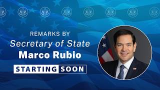 Secretary Rubio delivers remarks to the press - 11:30 AM
