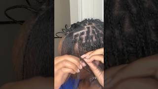 Protective Styling WithOUT Weave ✨ #minibraids #protectivestyles #naturalhair #boxbraids #braids