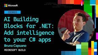 AI Building Blocks for .NET: Add intelligence to your C# Apps