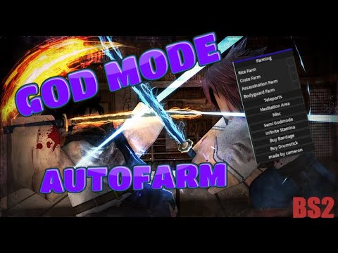 Blood samurai 2 GUI [GOD mode, Autofram,Teleport]