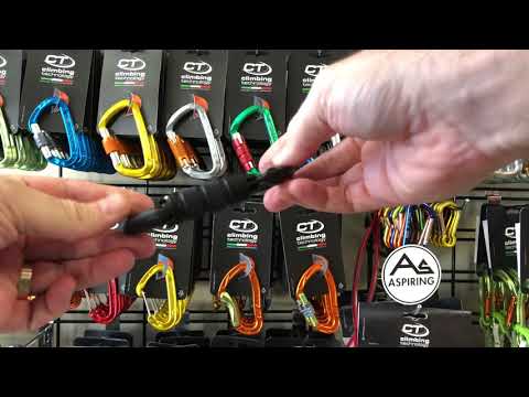 CT Pillar TG Oval Triple Lock Carabiner – Black
