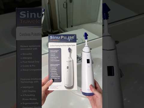Can a Travel-Sized Sinus Irrigator Really Clear Your Sinuses? YES. ✅ #sinupulse #sinusrinse