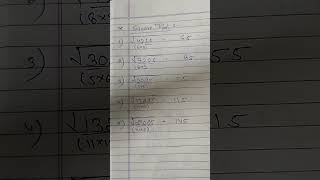 Square root 😮 #ibps #sbi #quant #like #speedmathstricks #squaretrick #roots #subscribe