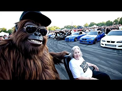 Bigfoot gets ARRESTED taking his new friend to a car meet!