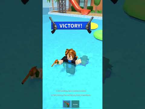 Shooting the underwater murderer in MM2  #roblox #robloxshorts #robloxedit #robloxmurdermystery2