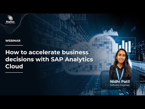 How to accelerate business decisions with SAP Analytics Cloud