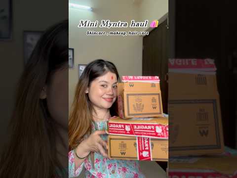 My mini Myntra haul 🛍️,got some skincare/makeup/haircare🧴💄 . #myntrahaul #skincare #makeup