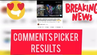 Rendom Comments Picker Results 🫶❤️❤️❤️💎💎💎💎💎💎