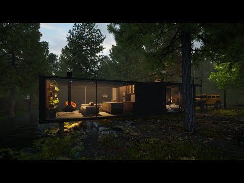 Off-Grid 2-Bed Container House: Sustainable Living in Style