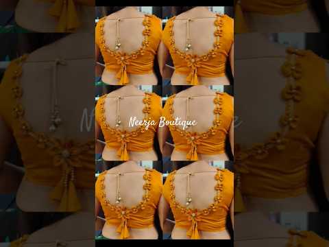 💯👌 New Latest blouse back neck designs #song #bhojpuri #shorts #tiktok #trending