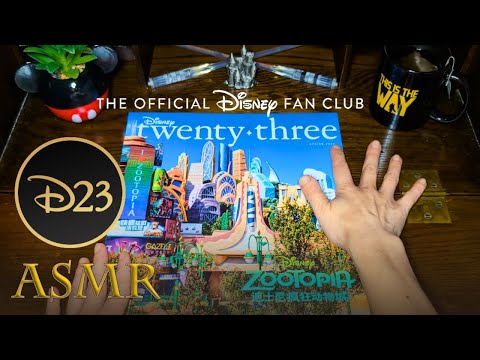 D23 Spring 2024 Magazine Flipping 📖 ASMR Soft Spoken 📜 Page Turning ✨Amusement #ASMR