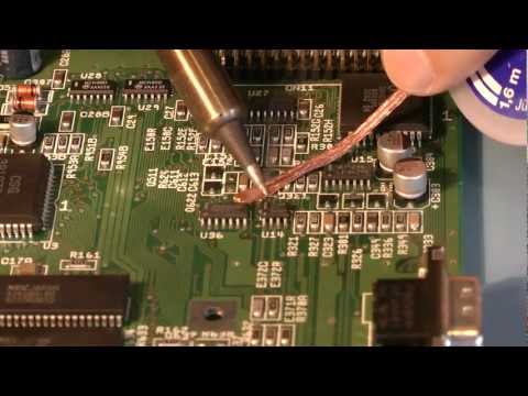 Replacing a surface mount capacitor