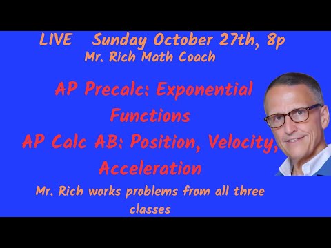 Mr. Rich Math Q and A - Sunday Oct 29, 2024