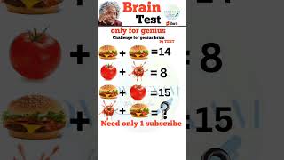 Maths quiz challenge||brain test||mind test puzzle||challenge for genius#mathsquiz #trending #viral
