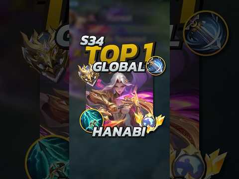 The Top 1 Hanabi Builds Sky Piercer! Mobile Legends #mobilelegends #mlbb #gaming