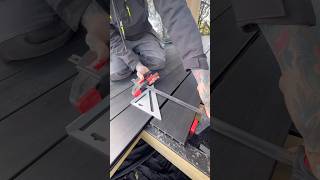 How To Fix Bowed Deck Boards (ROOFING SQUARE) #deck #hacks #shorts