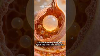 Ovary to Life: The Egg’s Incredible Journey miracle of life #baby. #Ovulation #biology #pregnancy