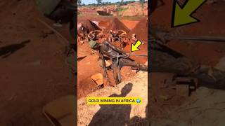 Gold mining in Africa 🙏❤ #gold #goldinafrica #africa #afrique #goldmining #mininggold