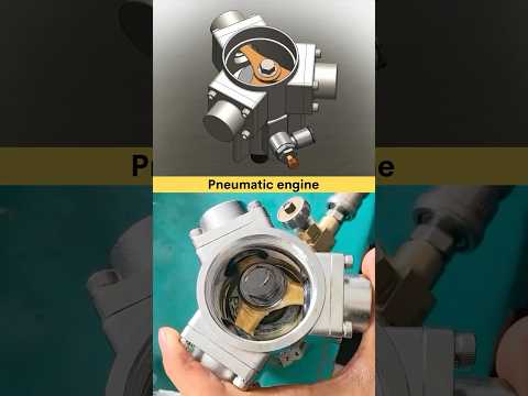 Pneumatic Engine 🔥 #power #caddesign #solidworks #newdesign #engineering #learning