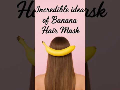 DIY homemade Banana hair mask | how to make Banana hair mask #shorts #shortvideo #short #viral