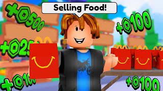 I Made Robux By Selling Food On Pls Donate...