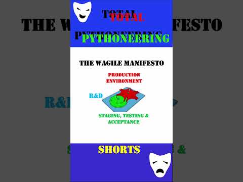🌐 Wagile 🧐 Manifesto 🌐  #wagile #education #softwaredesign #testing #bestpractices #agileframework