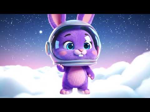 Fly with the Purple Bunny | Fun Kids Song for Bedtime & Playtime!