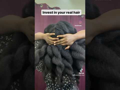 Invest in your real hair  #besthairstylist #naturalhair #youtube #shorts #worldwideshipping