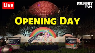 🔴Live: Opening Day of Epcot Festival of the Arts - Walt Disney World Live Stream - 1-16-26