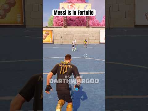 First Look Of Messi In Fortnite! #messi #fortnite