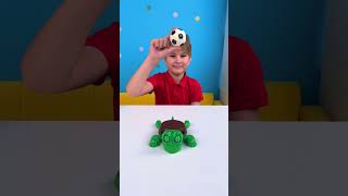 🐢⚖️ Heavy or Light? Watch the Turtle React! #shorts #kids