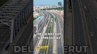 Delhi–Meerut Expressway  is India's widest 96 km long controlled-access expressway. #rslive #India