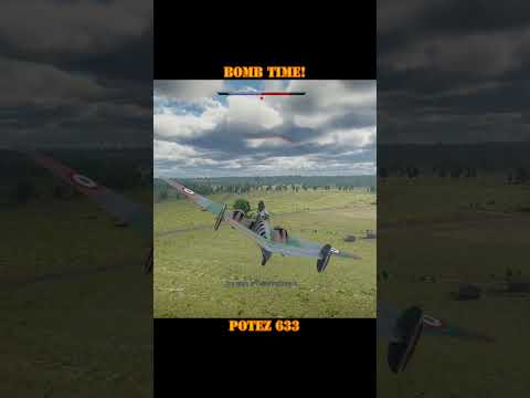 #WarThunder - Potez 633 with triple kill bombing! #sabaton #gaming