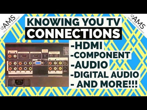 TV Connections, A complete walk through of connections found on your TV.